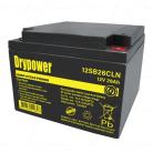 Drypower 12V 26Ah Sealed Lead Acid Battery, Golf, Backup and Mains power.